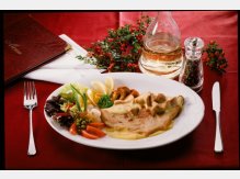 Chicken Steak with Egg Mushroom and Cream Sauce