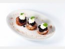 Griddle Cakes with Bilberries and Whipped Cream